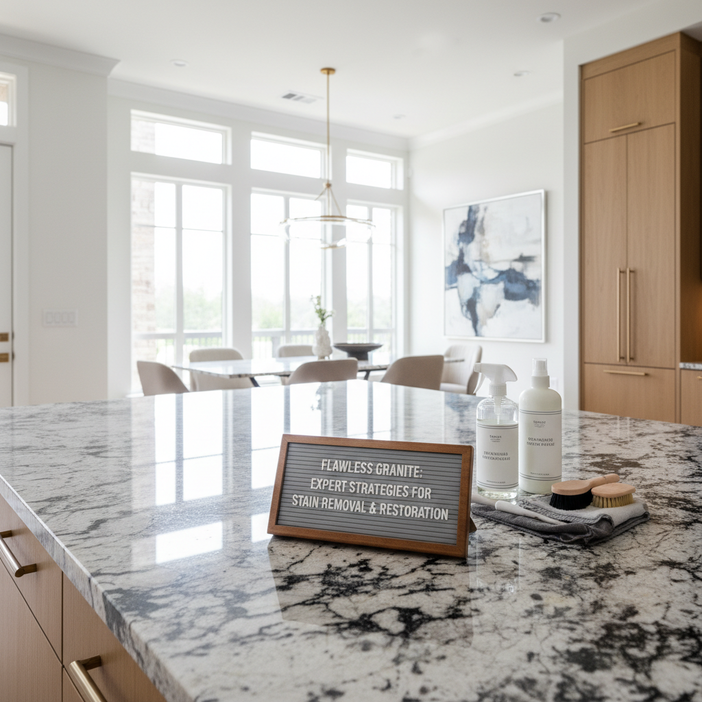 Flawless Granite: Expert Strategies for Stain Removal & Restoration