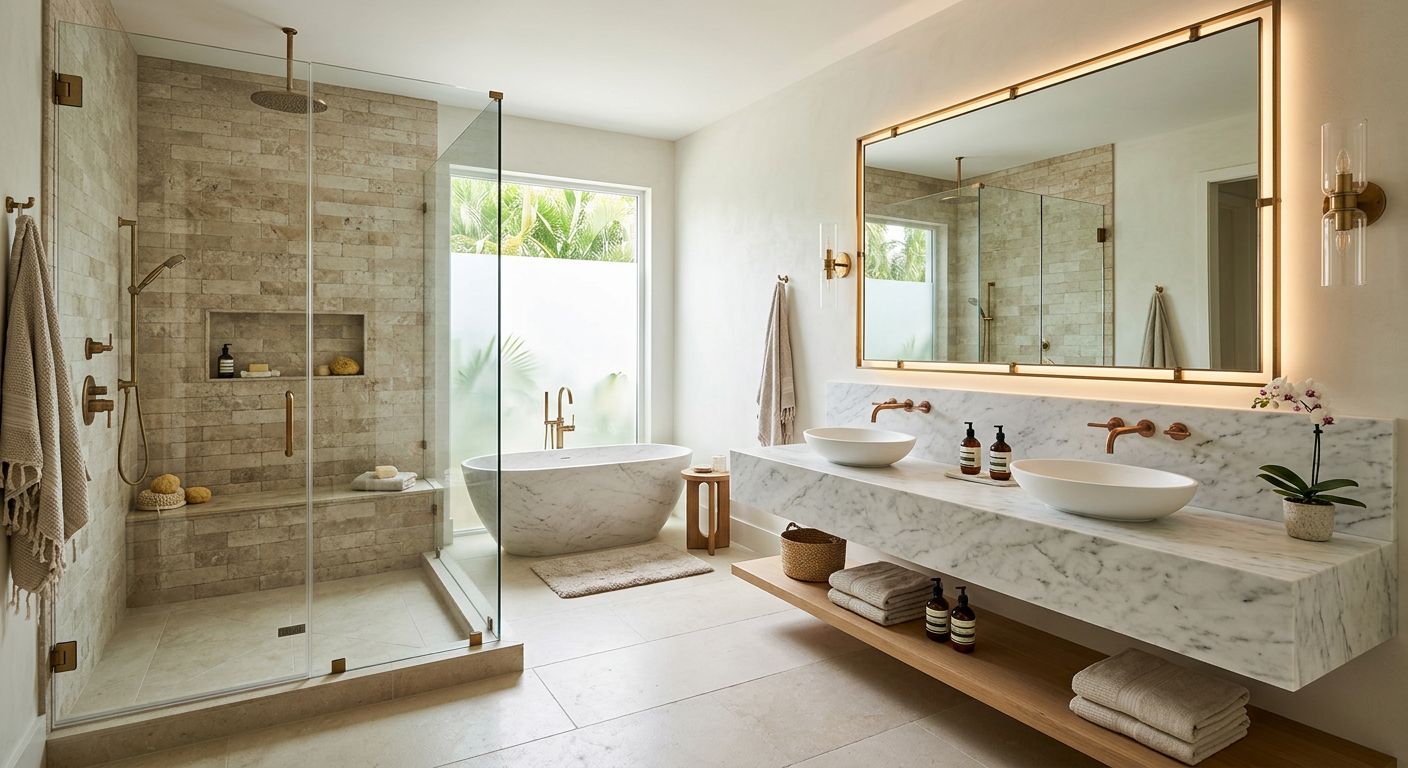 Reimagining Your Oasis: Unveiling the Ultimate Bathroom Countertop Materials for Southwest Florida Sanctuaries